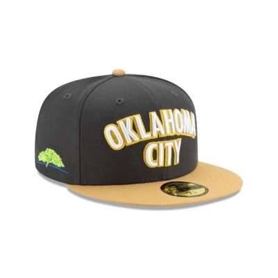 Oklahoma City Thunder Gorra | New Era 2019 NBA Authentics City Series 59fifty Fitted Cap Mexico - Grises